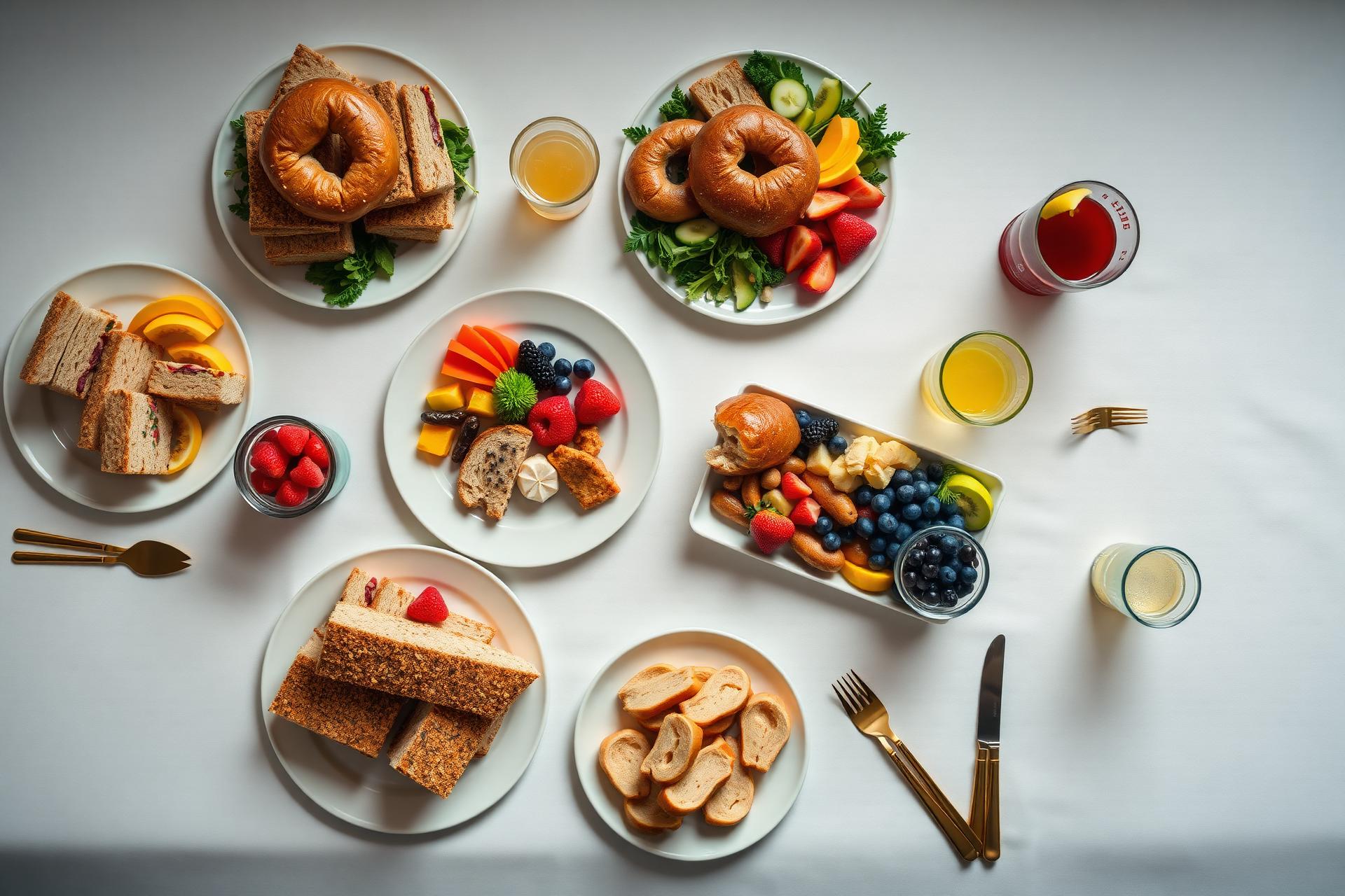 Premium catering spread